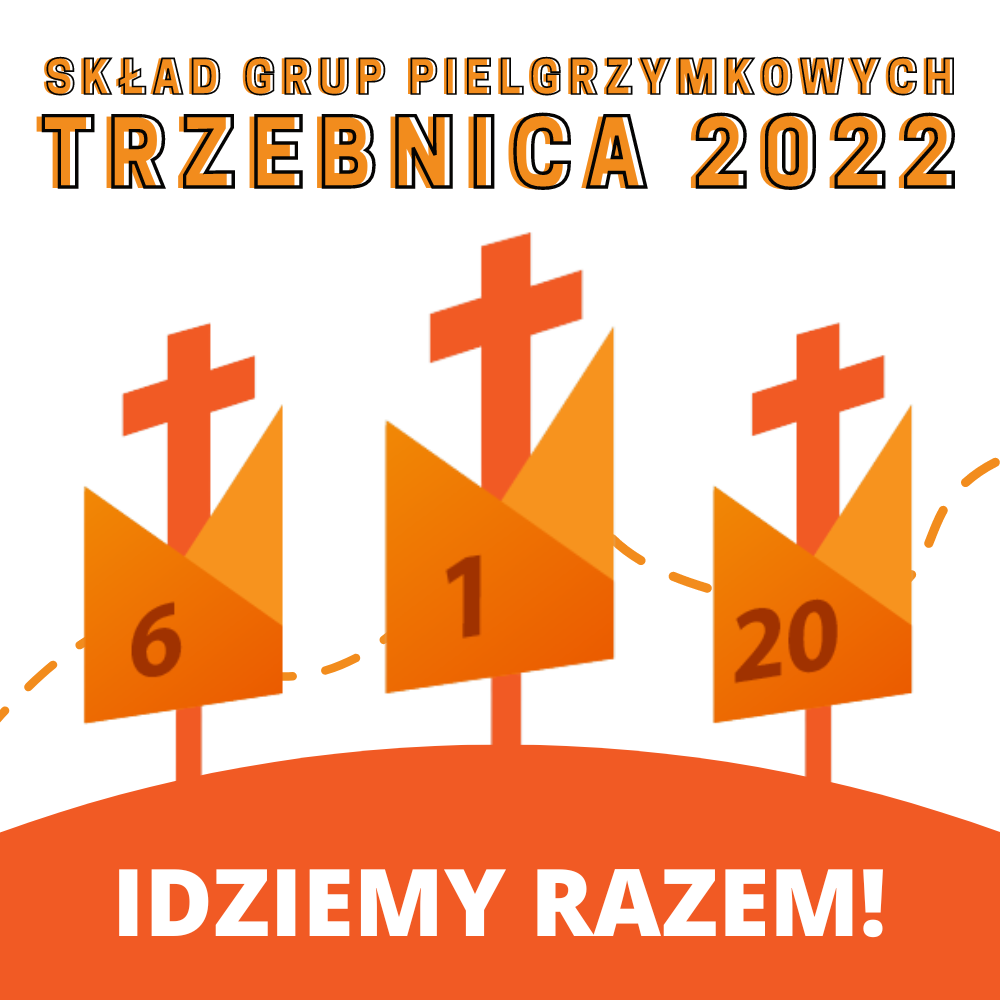 Skład grup na Pielgrzymkę Trzebnicką w 2022 roku