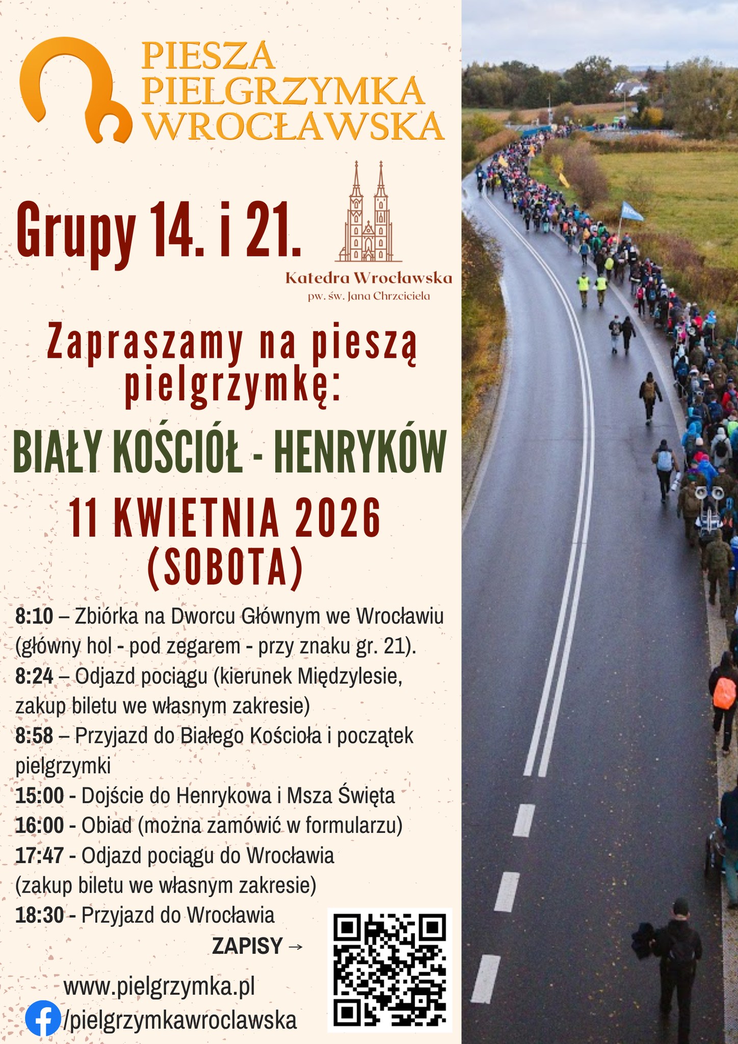 Kwietniowa pielgrzymka Grupy 21. i Grupy 14.
